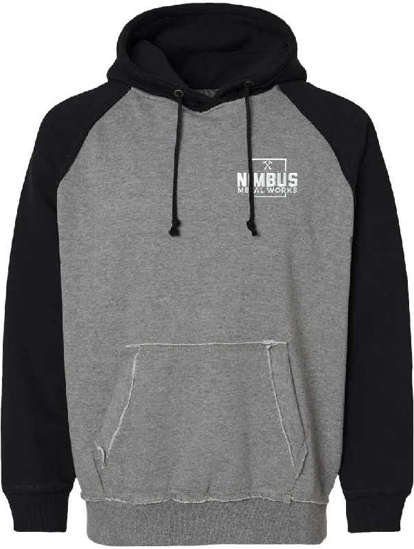 J America Vintage Heather Hooded Sweatshirt 