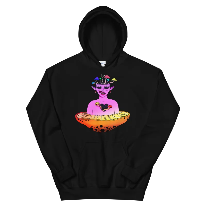 Mushroom Elf Graphic Hoodie