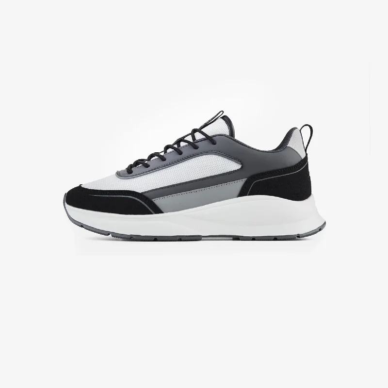 Premium Tech Runner | White Black