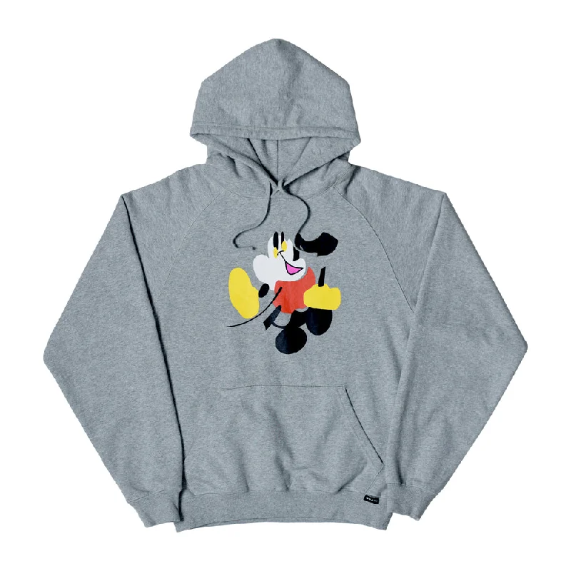 Quasi Walter Hooded Sweatshirt Heather Grey