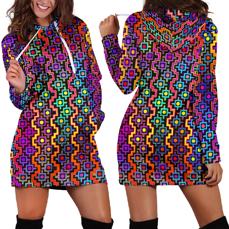 Rainbow Healing Women's Hoodie Dress