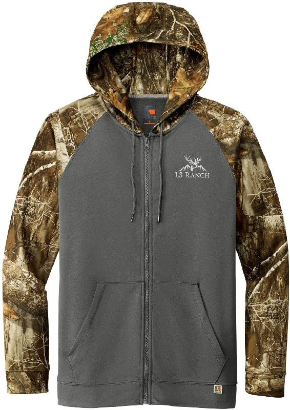 Russell Outdoors Realtree Performance Colorblock Full-Zip Hoodie