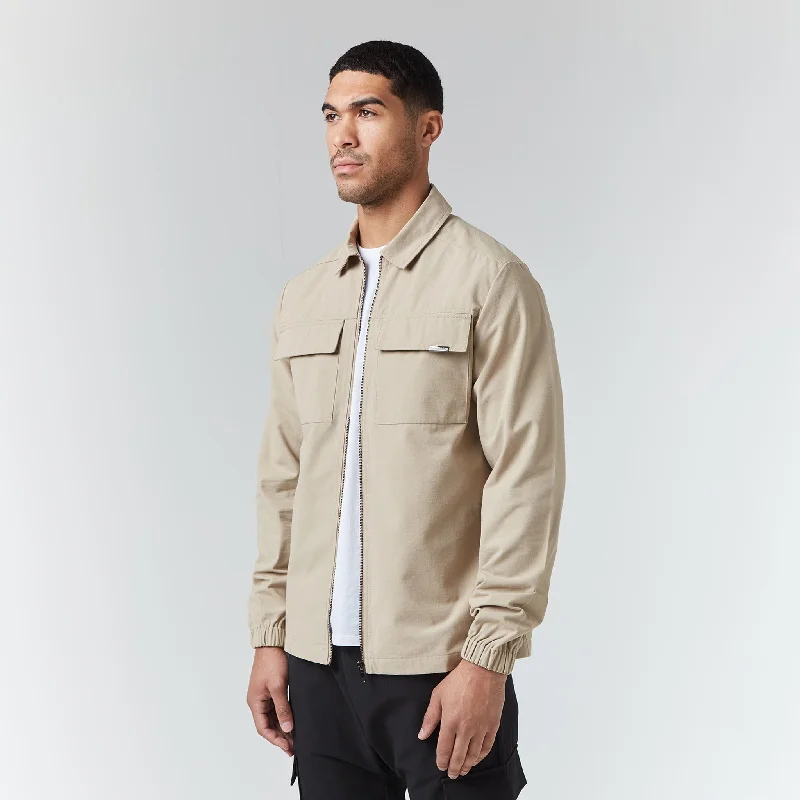 Smart Utility Overshirt | Sand