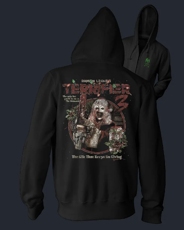 Terrifier 3 - The Gift That Keeps On Giving - Zippered Hoodie