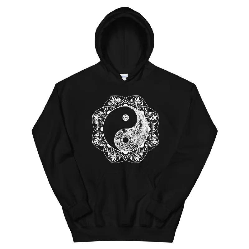 Yinyang Mandala Graphic Hoodie