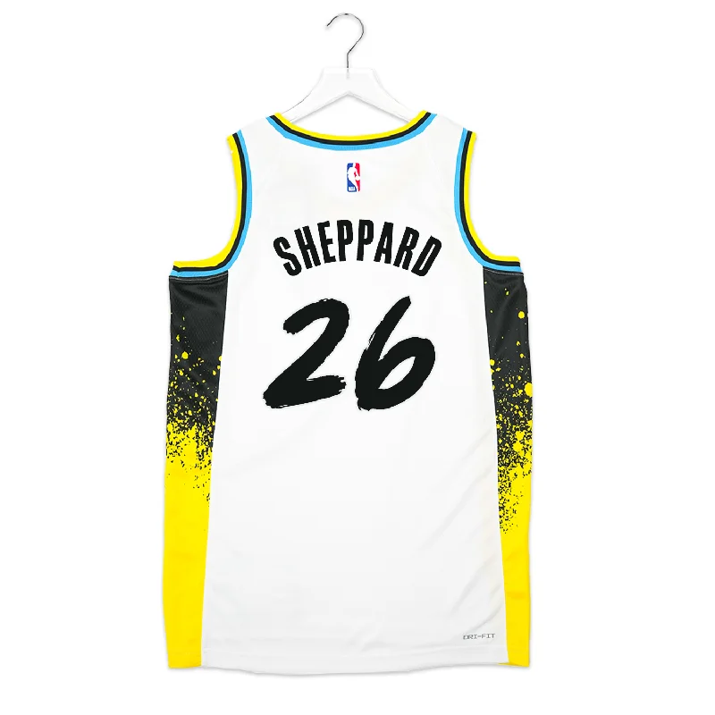 Adult Indiana Pacers #26 Ben Sheppard 24-25' CITY EDITION Swingman Jersey in White by Nike