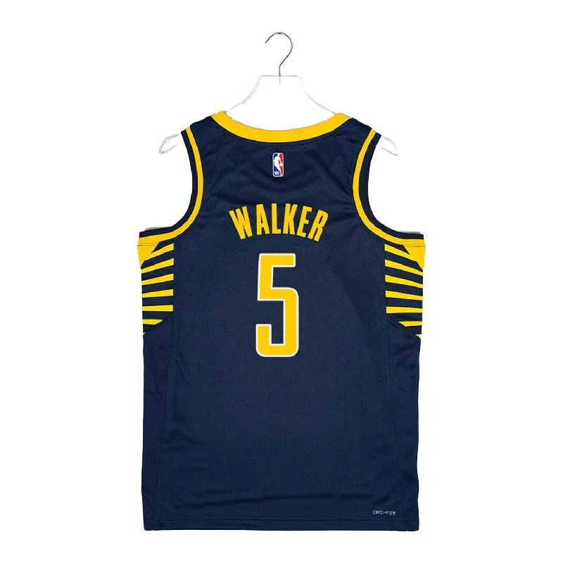 Adult Indiana Pacers #5 Jarace Walker Icon Jersey in Navy by Nike