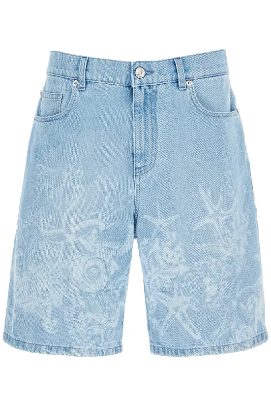 VERSACE "baroque sea denim lasered