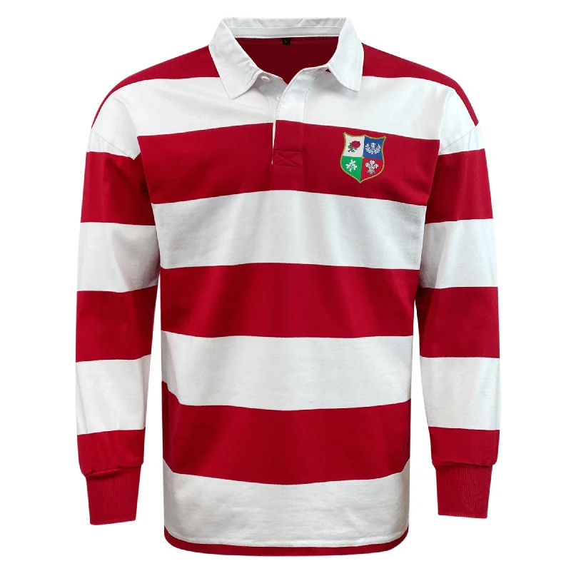 Nations of Rugby British & Irish Lions Vintage Hooped Classic Jersey