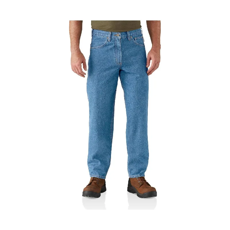 Carhartt Men's Relaxed-Fit Tapered-Leg Jean - Stonewash - ONLINE STORE CREDIT/EXC HANGE ONLY