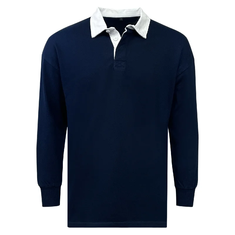 Classic Long Sleeve Solid Rugby Jersey