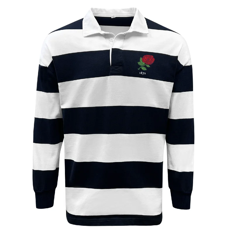 Nations of Rugby England Vintage Hooped Classic Jersey