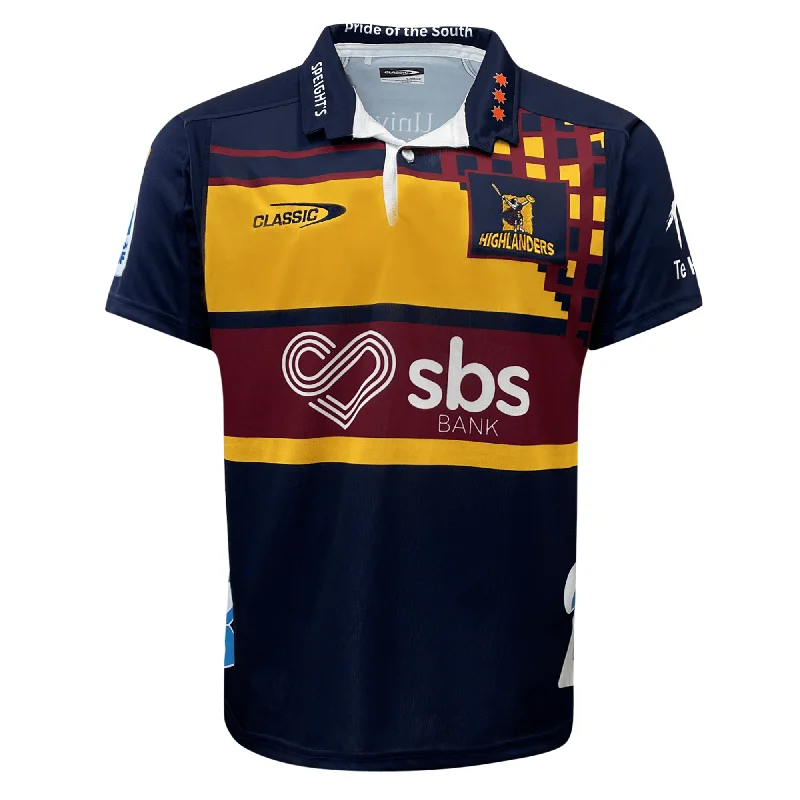 Highlanders Super Rugby Heritage Jersey by Classic Sportswear