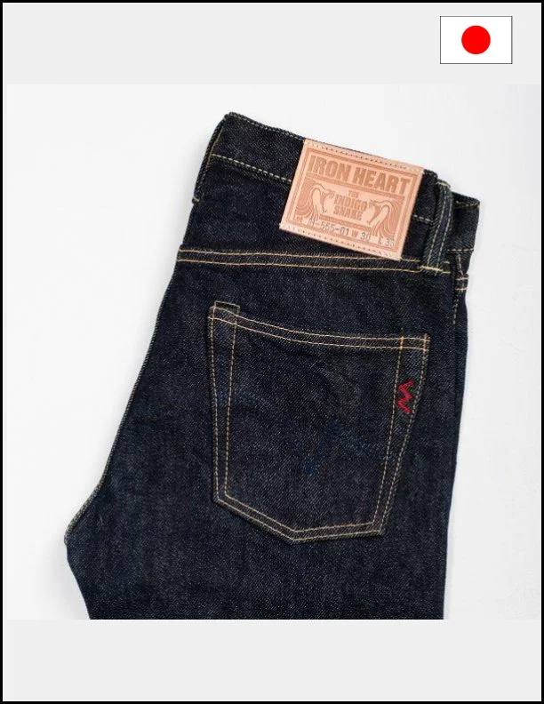 Iron Heart IH-555S 21oz Selvedge Denim Super Slim Indigo