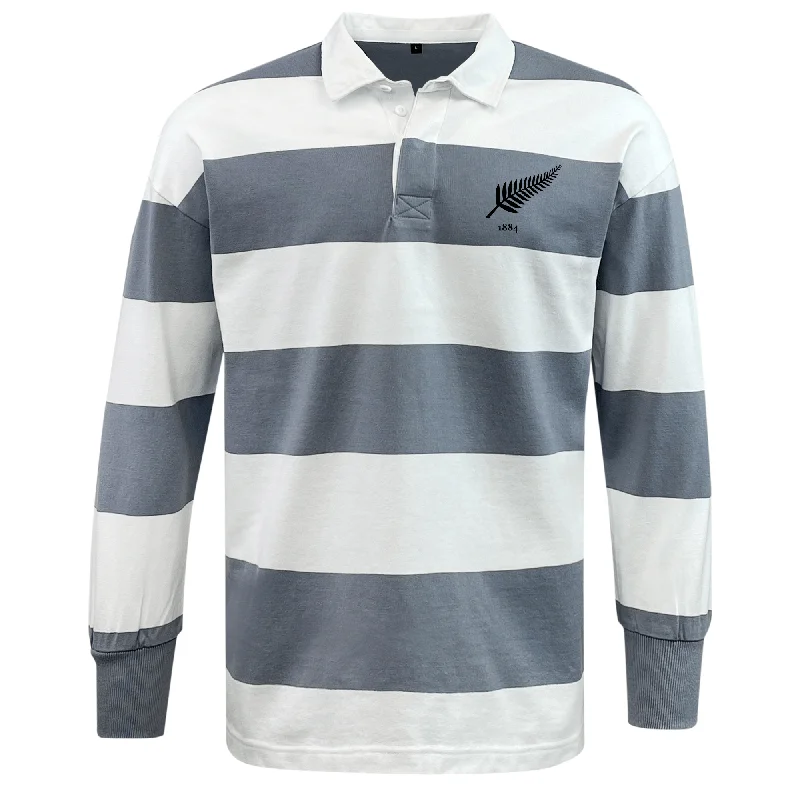 Nations of Rugby New Zealand Vintage Hooped Classic Jersey