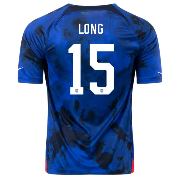 Nike United States Aaron Long Away Jersey 22/23 (Bright Blue/White)