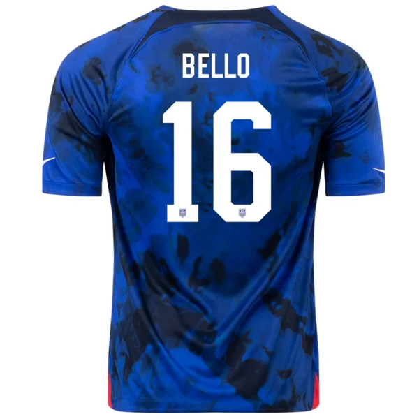 Nike United States George Bello Away Jersey 22/23 (Bright Blue/White)