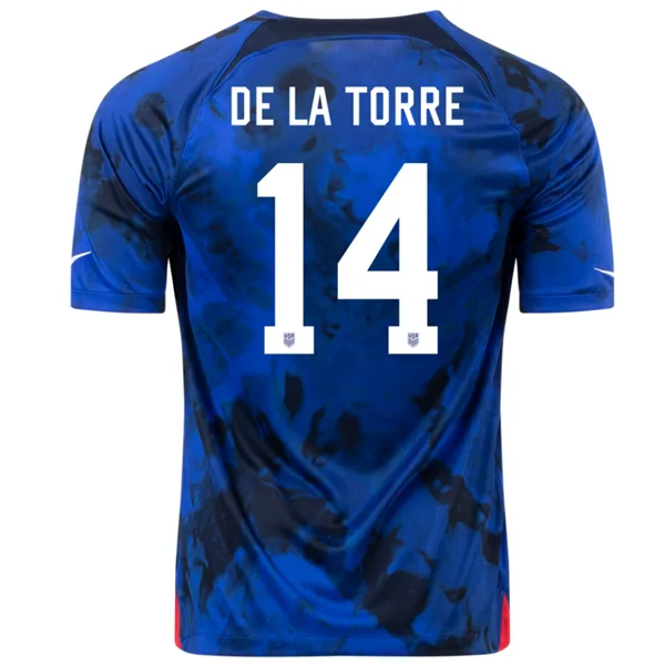 Nike United States Luca De La Torre Away Jersey 22/23 (Bright Blue/White)