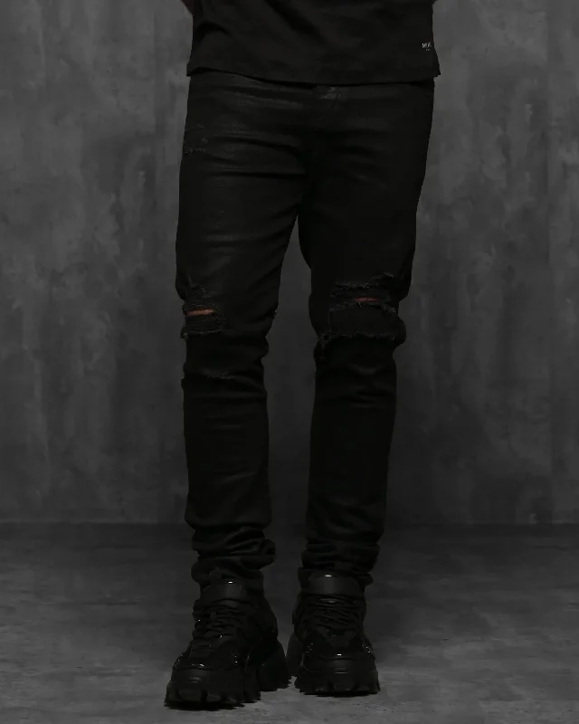 Ramiro Waxed Denim Jeans