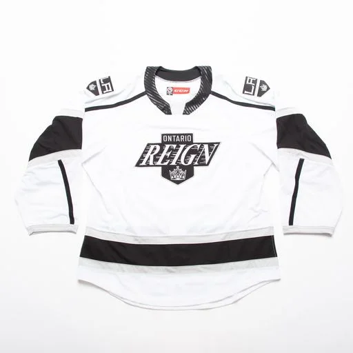 Ontario Reign Home Quicklite Authentic Jersey - WHITE