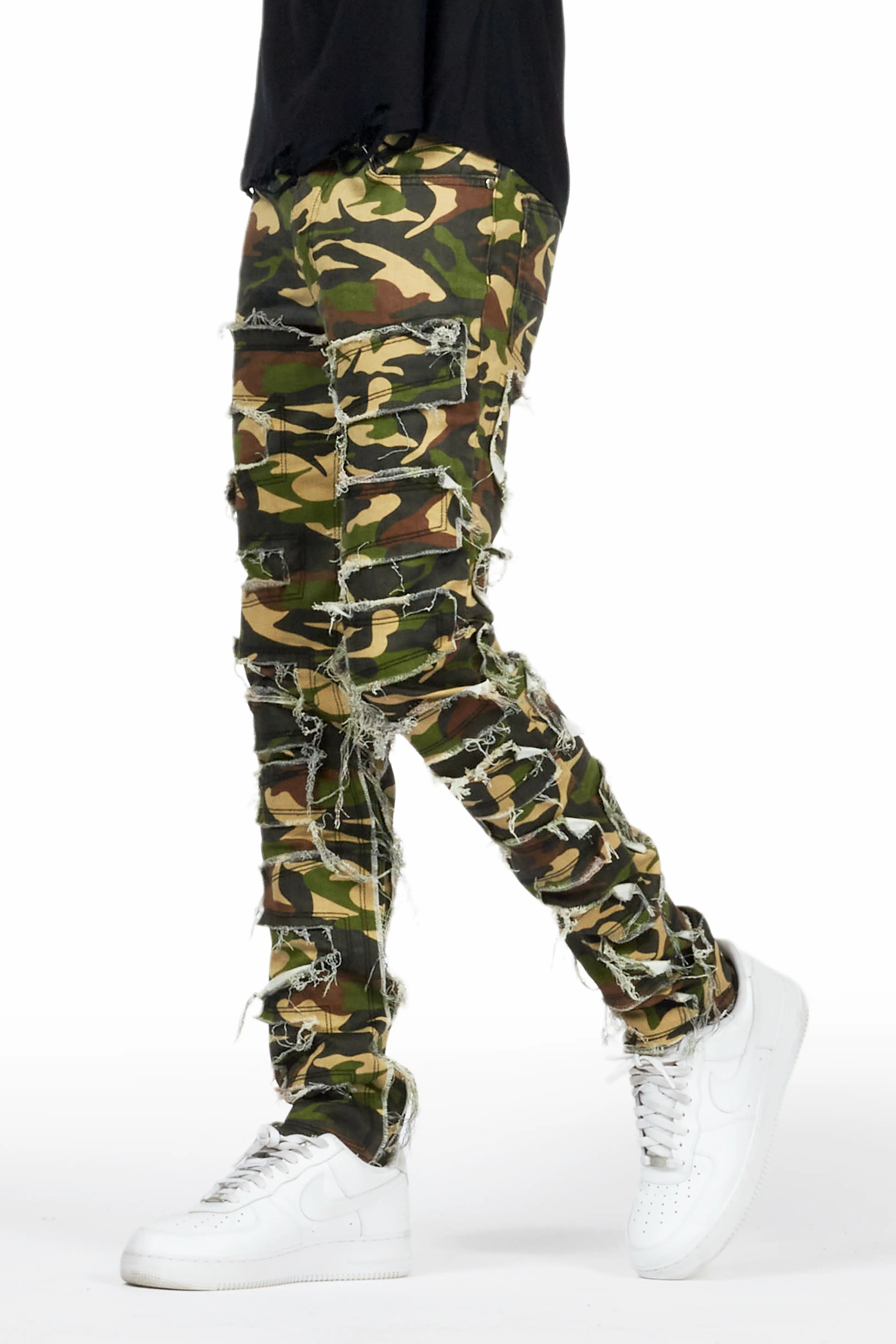 Shake Faded Camo Slim Fit Jean