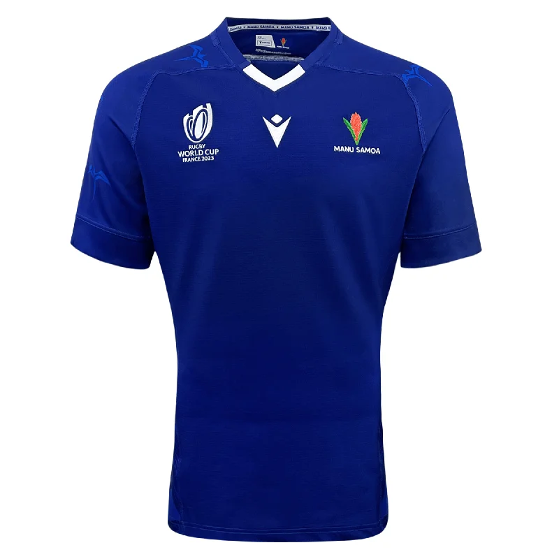 Samoa RWC23 Authentic Matchday Home Jersey by Macron