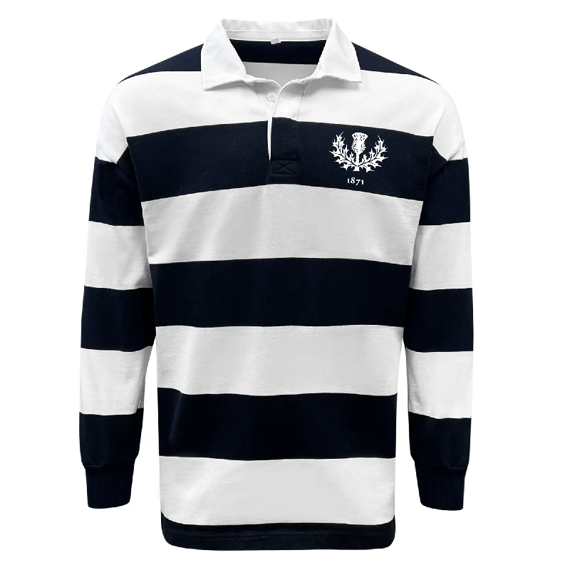 Nations of Rugby Scotland Vintage Hooped Classic Jersey