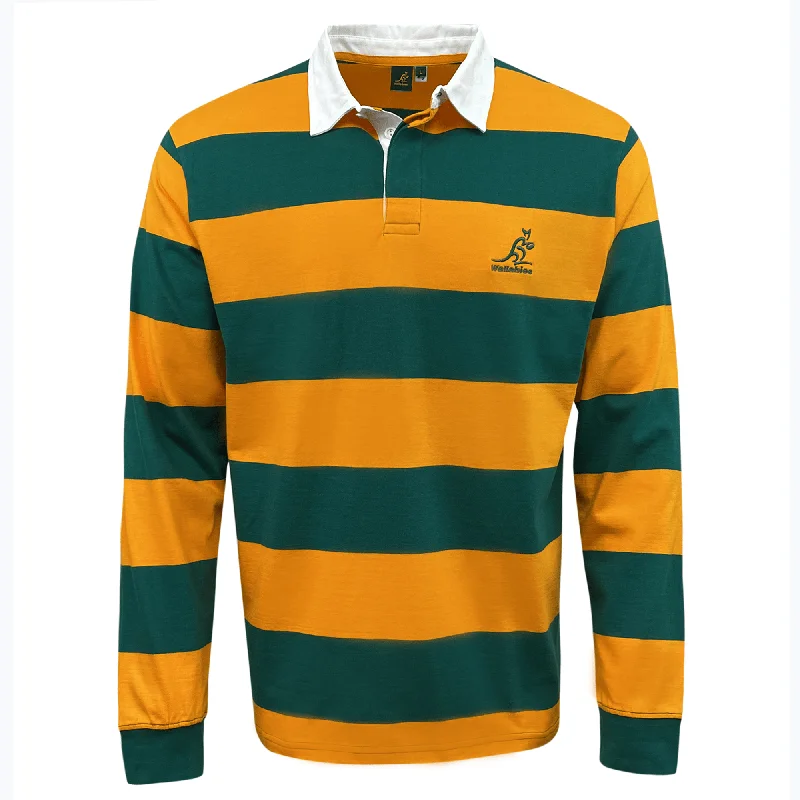 Wallabies Green/Gold Hooped Classic Jersey 23/24