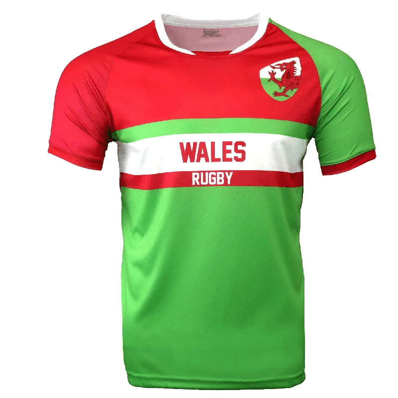 Nations of Rugby Wales Rugby Supporters Jersey