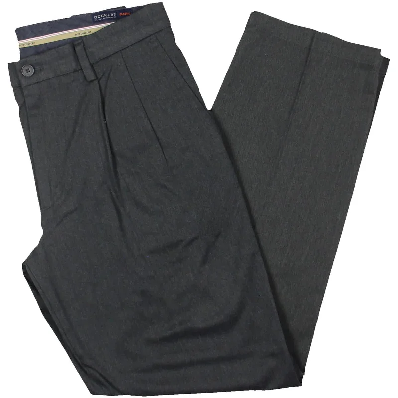 Dockers Mens Heathered Cotton Stretch Dress Pants