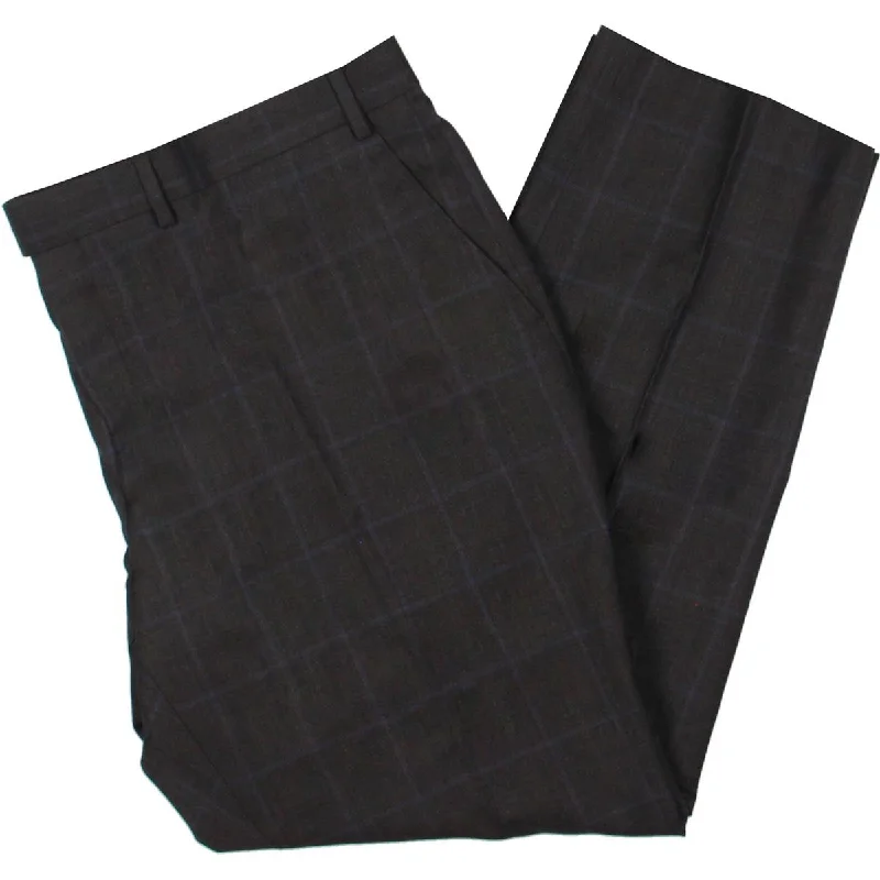 Lauren Ralph Lauren Mens Edgewood Wool Plaid Suit Pants