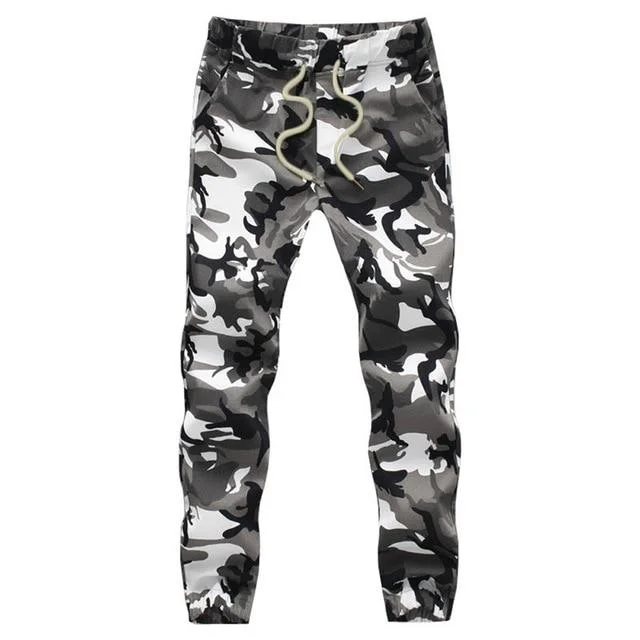 Pencil Harem Men’s Jogger Pant with Camouflage Design in M-5X Size