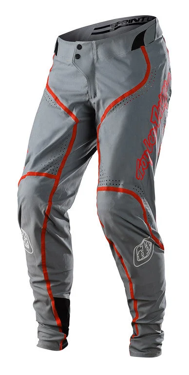 Troy Lee Designs Sprint Ultra Pant - Lines - Gray-Rocket Pink - 2022