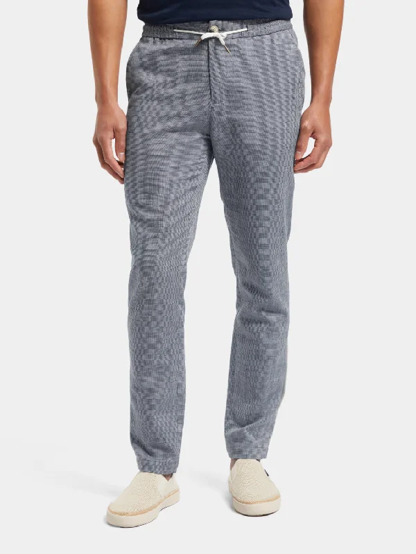 Warren straight-fit striped jogger pants