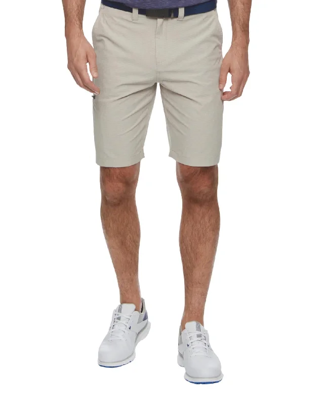 Any-Wear Stretch Ripstop Hybrid Shorts In Silver Birch