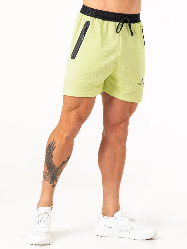 Energy Mesh Shorts - Lime