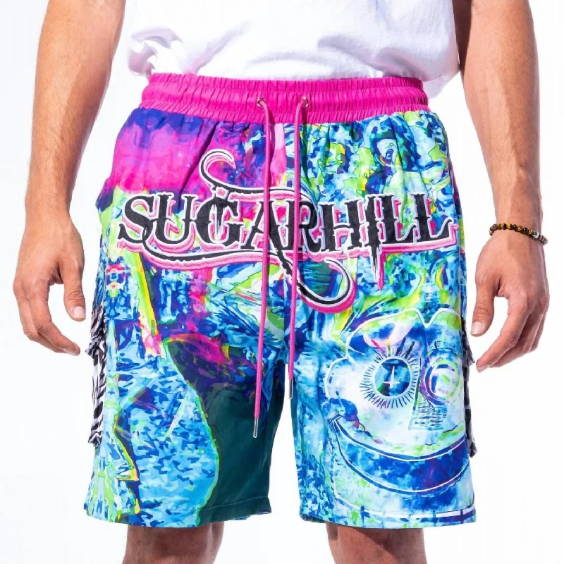 Men's Woogie Cabana Short In Blue