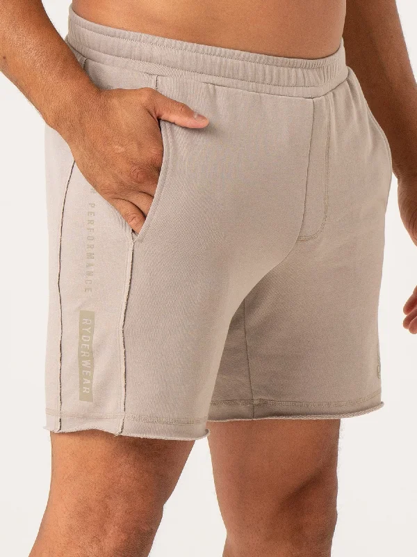 Pursuit Track Shorts - Taupe