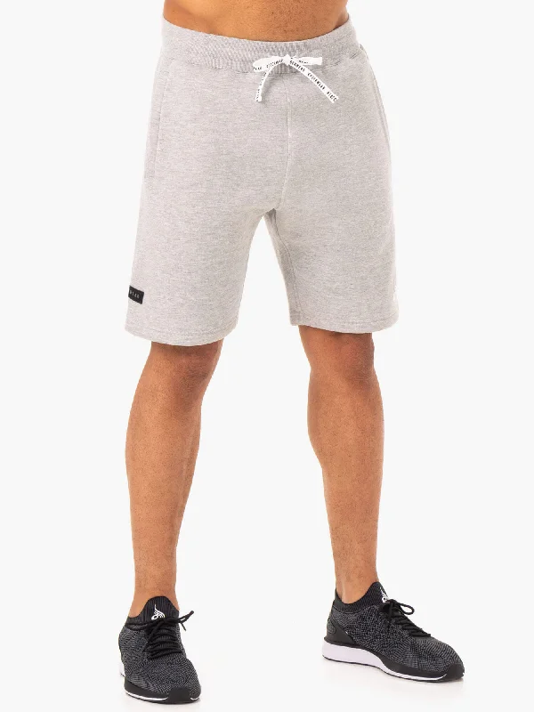 Recharge Track Short - Grey Marl