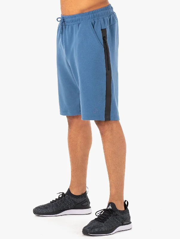 Restore Fleece Track Short - Blue